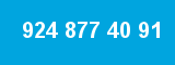 924 877 40 91 924 877 40 91